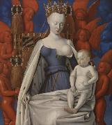 Jean Fouquet Madonna and Chile (mk08) Sweden oil painting artist